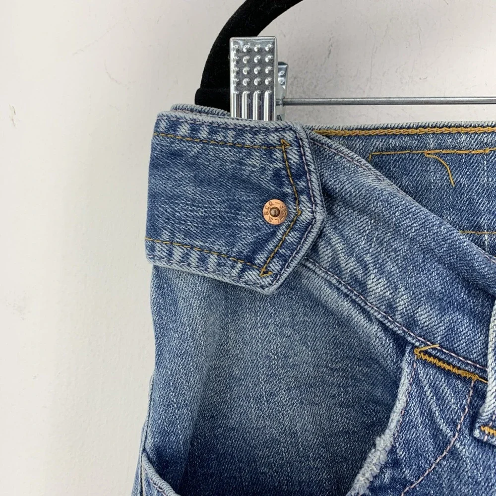 Vintage Y2K Jr 13 36X31 Mid Rise Jeans Wide Leg‎ Grunge Hippie Boho Destroyed